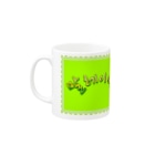 LalaHangeulのマレーバク　ハングルデザイン Mug :left side of the handle