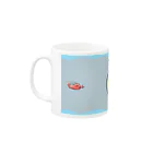 ダイルL796のようかんとエビ Mug :left side of the handle