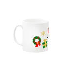 Kizplanning 「Sylph&Devil's」のしろいぬルッチー【X’mas限定】 Mug :left side of the handle