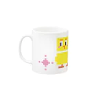 LIFE_is_a_JOKEのぺぺぺヒヨコ Mug :left side of the handle