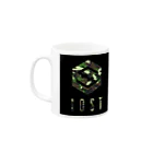 IOST_Supporter_CharityのIOST 【迷彩ロゴ】 Mug :left side of the handle