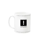 AVTechNO!のAVTechNO!logo(black) Mug :left side of the handle