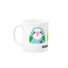 akink(ｱｷﾝｺ)のこざくらいんこ三兄弟 Mug :left side of the handle