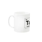 Kaitaroの元素記号でTanaca（田中） Mug :left side of the handle