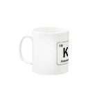Kaitaroの元素記号でKato（加藤） Mug :left side of the handle