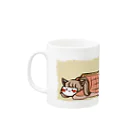 ぽんちゃんのぽんにゃんマグカップ Mug :left side of the handle