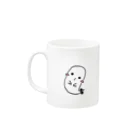 イロイロある。のおばけとくろねこ Mug :left side of the handle