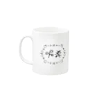 三重殺セカンドの店のトンパ文字 「加藤」 Mug :left side of the handle