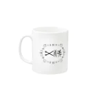 三重殺セカンドの店のトンパ文字 「小林」 Mug :left side of the handle