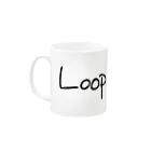 Loop Graffitiの「Loop Graffiti」黒文字ロゴ マグカップの取っ手の左面