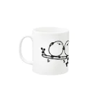 yuccoloのシマエナガちゃん Mug :left side of the handle