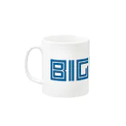 【何字ゃ文字屋】の「BIG BOSS」新ロゴ フォント Mug :left side of the handle