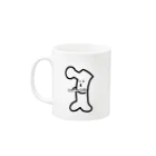 だいたいこつくんのだいたいこつくん Flute ver. Mug :left side of the handle