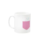 三重殺マネージャのお店（3out-manager）のねこポケット Mug :left side of the handle