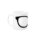 三重殺セカンドの店の僕のメガネ Mug :left side of the handle