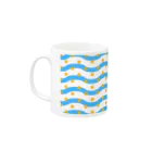 myrurilmarianneのなみなみドットマグ Mug :left side of the handle