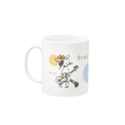 ビューン ワークスのミケ猫　ヤギーニャ Mug :left side of the handle