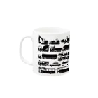 働く車・乗り物Tシャツ／KK商店のいろんな働く車 Mug :left side of the handle