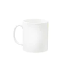 仁音-ninon-絵言葉の無言のキリン　ジェシー Mug :left side of the handle