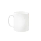 ジルトチッチのデザインボックスのクレコちゃんもハロウィンの魔女になる？ Mug :left side of the handle