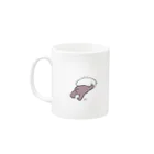 chiaのくしゅくまmadanemuiマグ Mug :left side of the handle