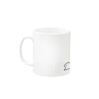 麦わら帽子棒人間の楽しく遊ぼう【マグカップ】 Mug :left side of the handle