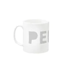 Creative store MのPEELER - 04(WT) Mug :left side of the handle