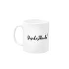 ゆーすけ社長オフィシャルショップのゆーすけ社長まもる君マグカップ Mug :left side of the handle