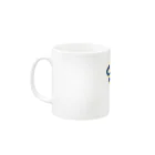 サトオのstandup4ukraine青カレッジロゴ風 Mug :left side of the handle