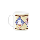 ♡ARCO♡の猫達の晩餐 Mug :left side of the handle