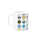 仮想通貨グッズショップの仮想通貨集合 Mug :left side of the handle