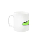 ICHIGOWARPのYAY CROCODILE Mug :left side of the handle