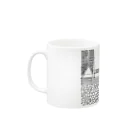 支援センター銀河カレッジの熊本城マグカップ Mug :left side of the handle