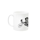 LUNARHOLIC STOREの-Noir+Angelique- メモリアルイラスト柄シリーズ Mug :left side of the handle