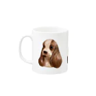 Saya SatoのDOG3 Mug :left side of the handle