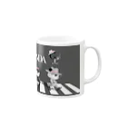 アニマル部活動の部屋のGang Panda Mug :right side of the handle