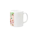 pecochinの大好きなオヤツの時間！ Mug :right side of the handle