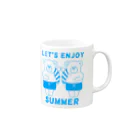  Millefy's shopのLET'S ENJOY SUMMER Mug :right side of the handle