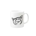 チョコクリームのネコくん Mug :right side of the handle