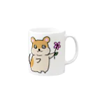 sawakingのほっぺたはむ Mug :right side of the handle