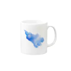 feeling milkteaの水彩の雫 ver.8 Mug :right side of the handle