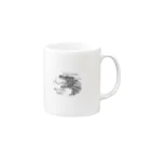 レックスダービージャパンのDragon tatoo Mug :right side of the handle