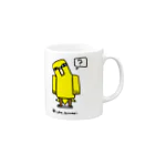 インコ文明のルチノー　ブドウ目 Mug :right side of the handle