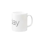 A_MinimalistのMonday Mug :right side of the handle