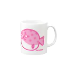 そらこのまるでふぐのようなフグ Mug :right side of the handle