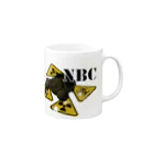 Y.T.S.D.F.Design　自衛隊関連デザインのNBC Mug :right side of the handle