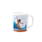 aoi.aoのSummer Girl - Stay Fearless Version #1 Mug :right side of the handle