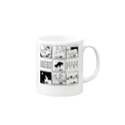 焦豆堂の七つの大罪（猫） Mug :right side of the handle