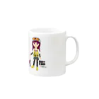 MOTCOM Winkel+の釣りガール　Fishinggirls Mug :right side of the handle