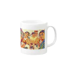 umitoyamaのThe shorins ジャケアイテム Mug :right side of the handle